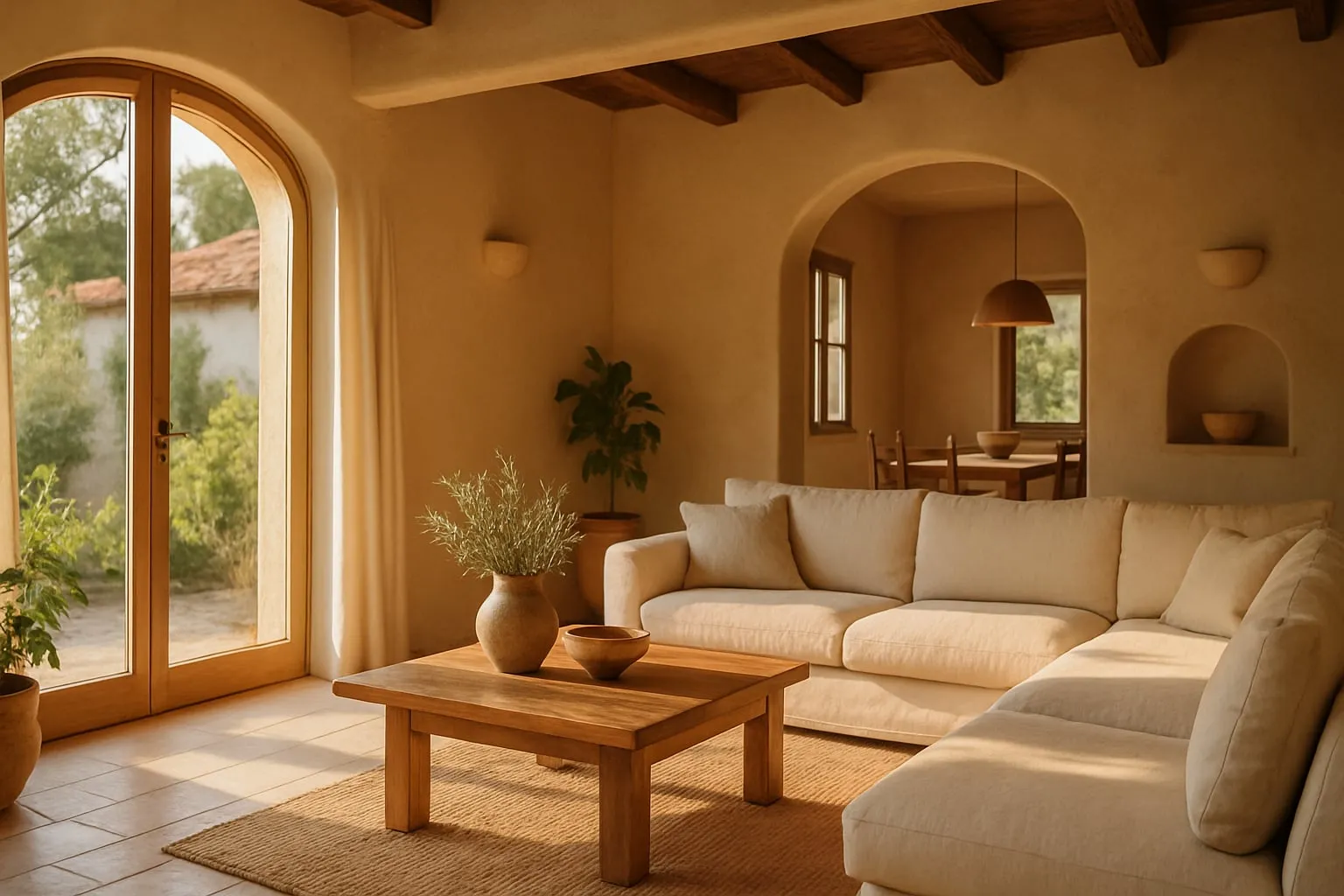 Projeto bioclimático para casas em clima mediterrâneo
