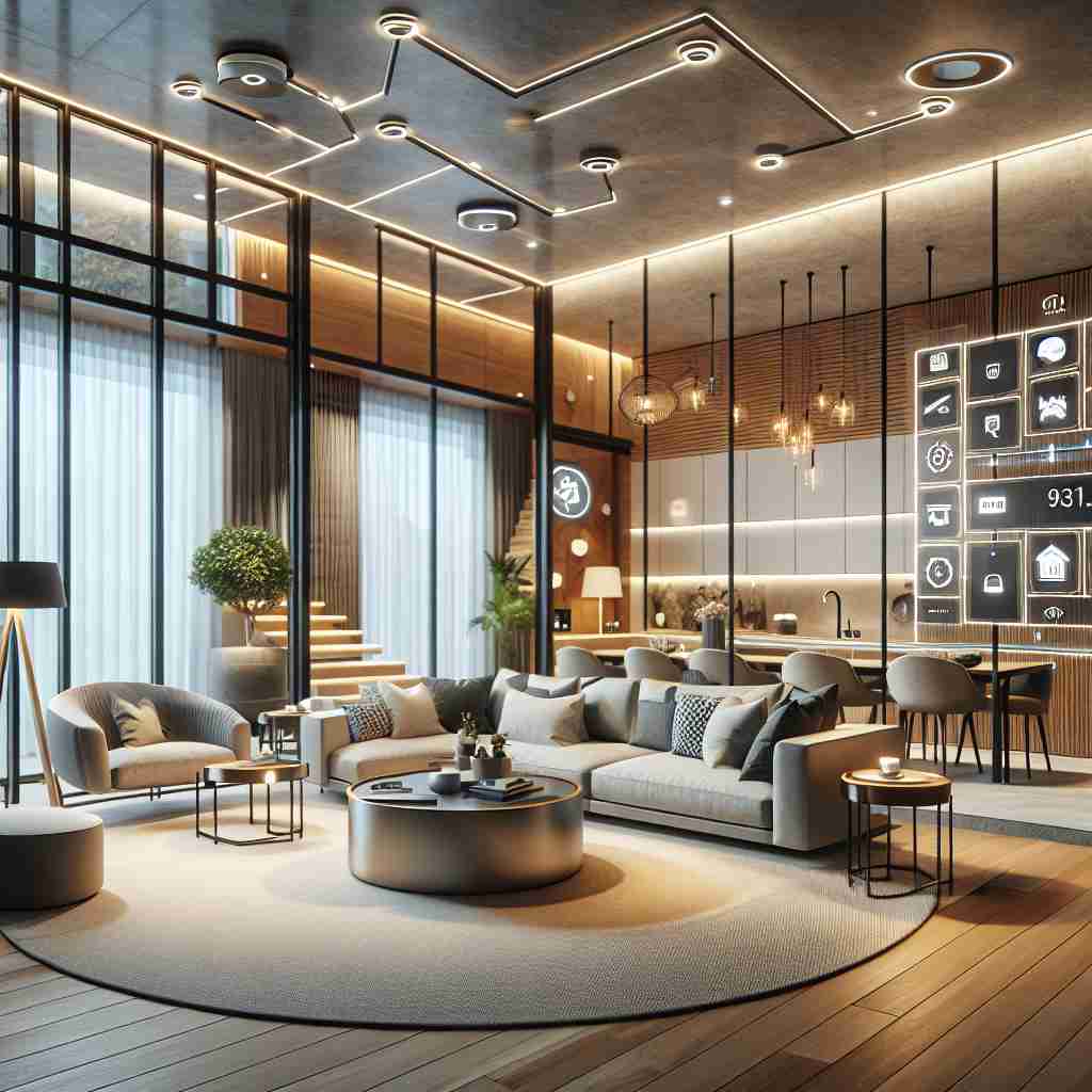 An image illustrating Automação Residencial Integrando Tecnologia e Arquitetura