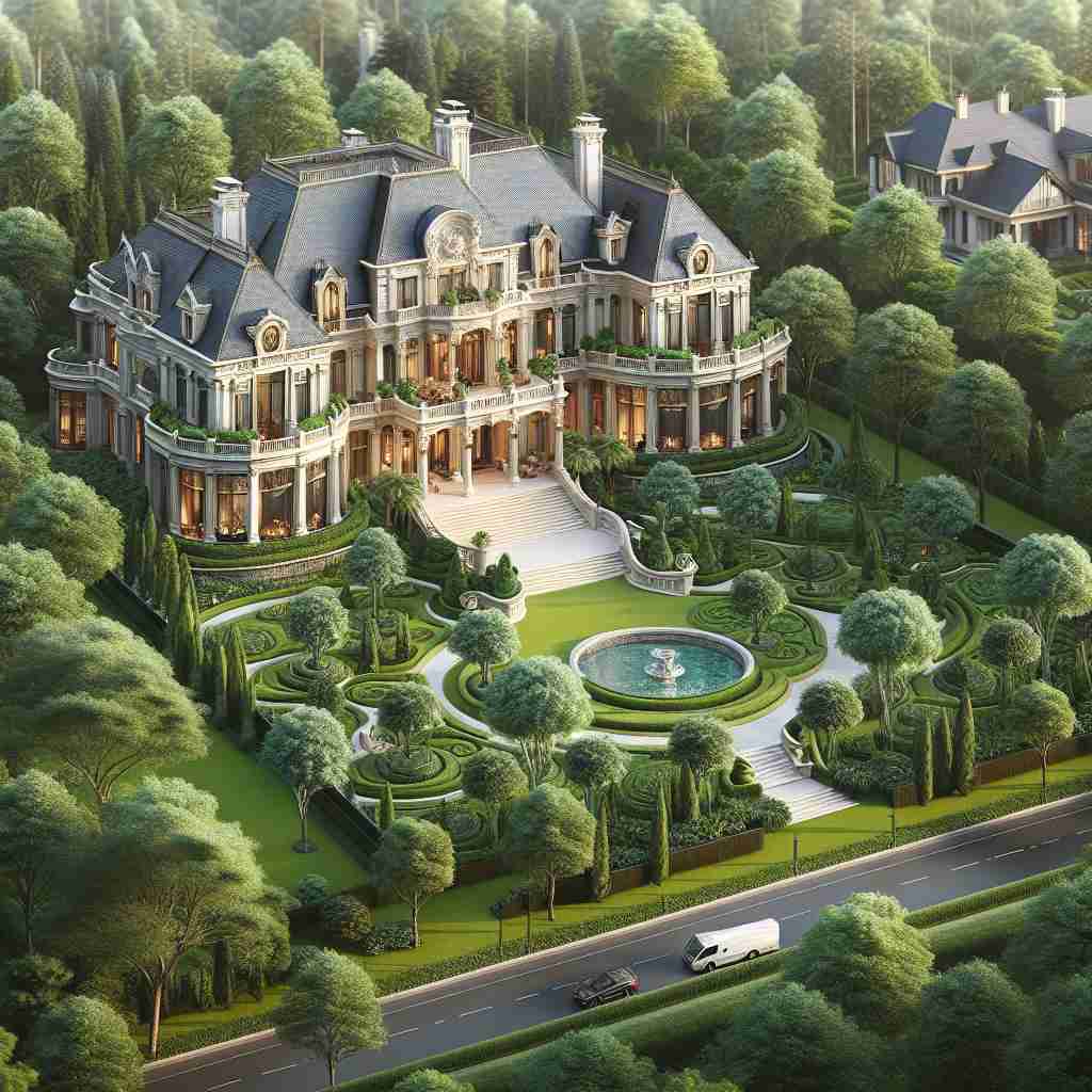 An image illustrating Arquitetura de Mansões Estilos Mais Populares