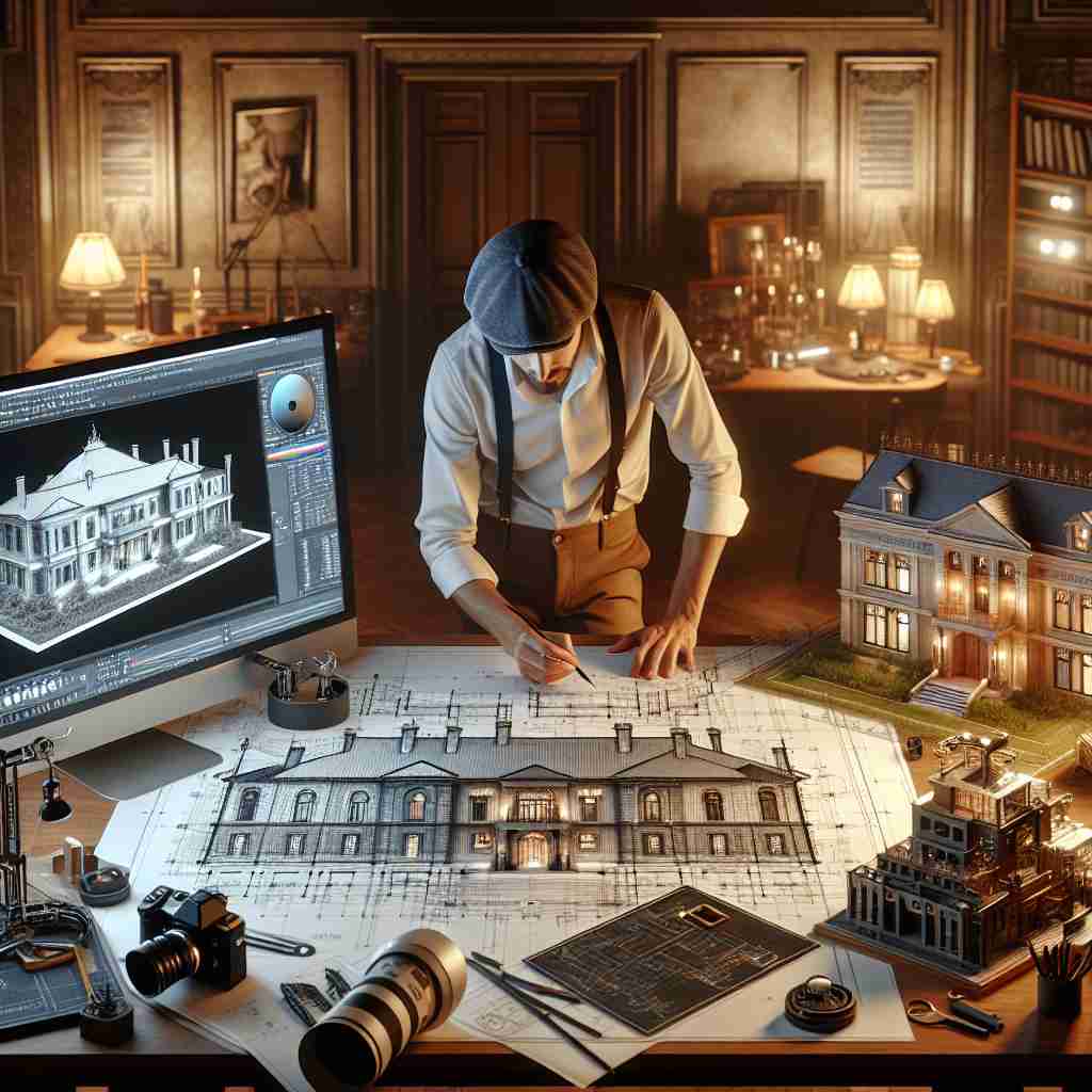 An image illustrating O Papel do Arquiteto em Projetos de Mansões