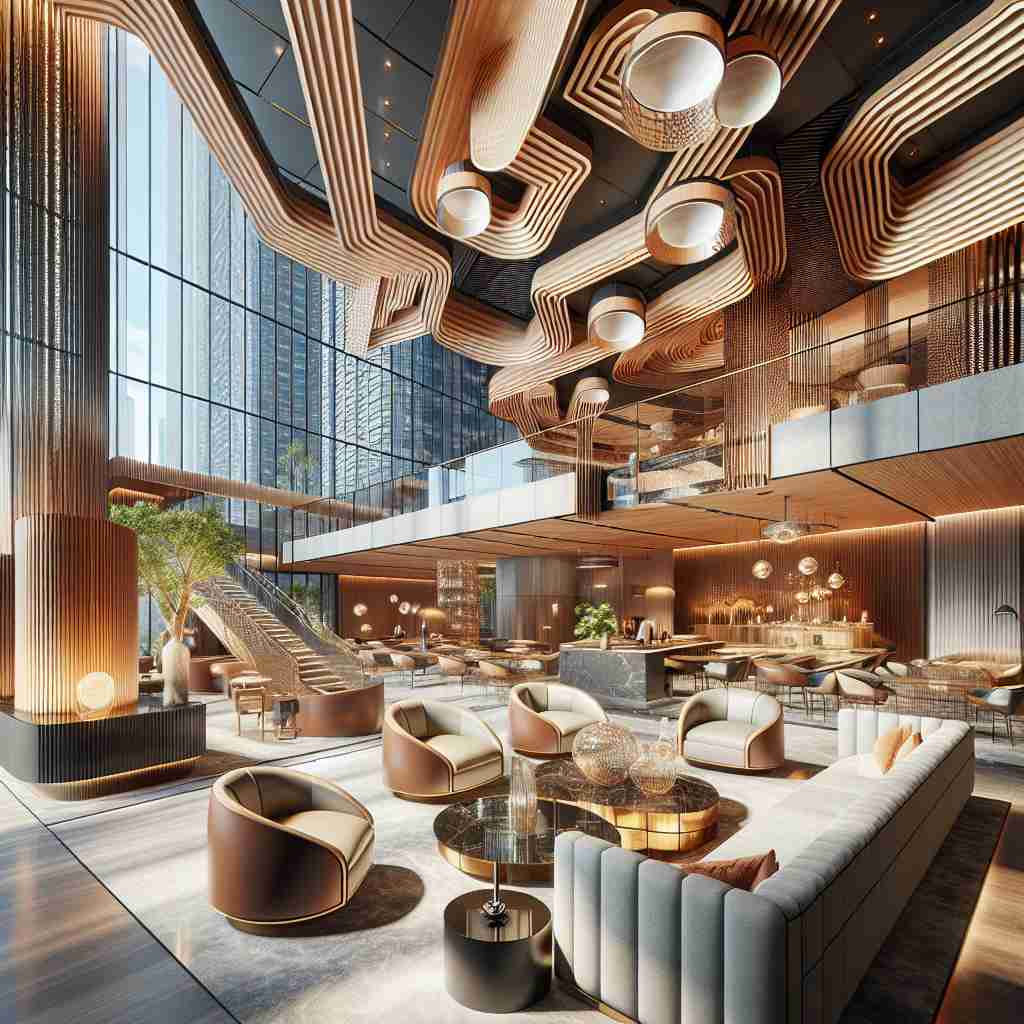 An image illustrating Tendências em Design de Interiores Comerciais