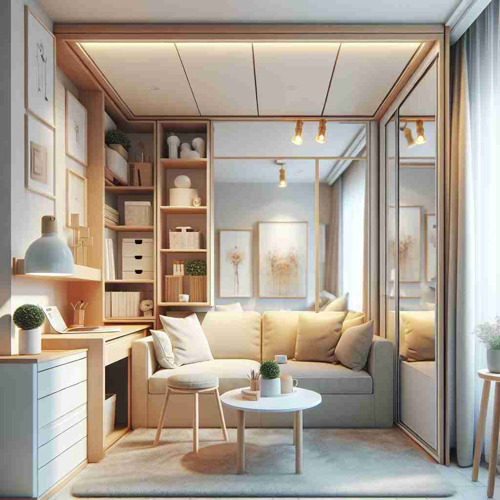 An image illustrating Design de Interiores Dicas para Espaços Pequenos